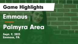 Emmaus  vs Palmyra Area  Game Highlights - Sept. 9, 2023