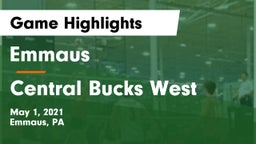 Emmaus  vs Central Bucks West  Game Highlights - May 1, 2021