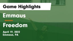 Emmaus  vs Freedom  Game Highlights - April 19, 2022