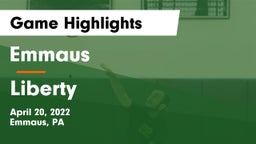 Emmaus  vs Liberty  Game Highlights - April 20, 2022