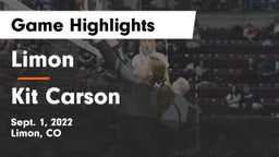 Limon  vs Kit Carson  Game Highlights - Sept. 1, 2022