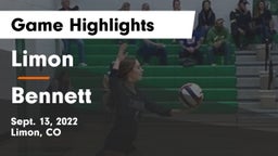 Limon  vs Bennett  Game Highlights - Sept. 13, 2022