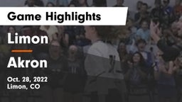 Limon  vs Akron  Game Highlights - Oct. 28, 2022
