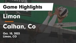 Limon  vs Calhan, Co Game Highlights - Oct. 10, 2023