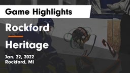 Rockford  vs Heritage  Game Highlights - Jan. 22, 2022