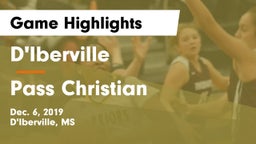 D'Iberville  vs Pass Christian  Game Highlights - Dec. 6, 2019