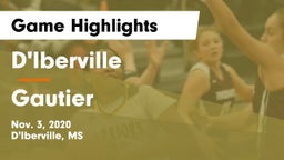 D'Iberville  vs Gautier  Game Highlights - Nov. 3, 2020