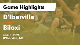D'Iberville  vs Biloxi  Game Highlights - Jan. 8, 2021