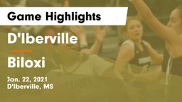 D'Iberville  vs Biloxi  Game Highlights - Jan. 22, 2021