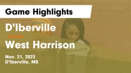 D'Iberville  vs West Harrison  Game Highlights - Nov. 21, 2023