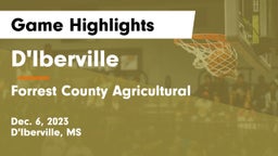 D'Iberville  vs Forrest County Agricultural  Game Highlights - Dec. 6, 2023