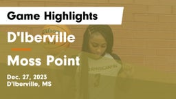 D'Iberville  vs Moss Point  Game Highlights - Dec. 27, 2023