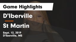 D'Iberville  vs St Martin Game Highlights - Sept. 12, 2019