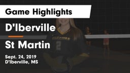 D'Iberville  vs St Martin Game Highlights - Sept. 24, 2019