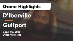 D'Iberville  vs Gulfport  Game Highlights - Sept. 28, 2019