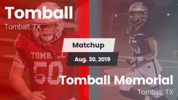 Matchup: Tomball  vs. Tomball Memorial 2019