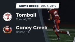 Recap: Tomball  vs. Caney Creek  2019
