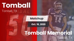 Matchup: Tomball  vs. Tomball Memorial  2020