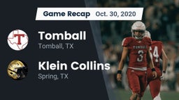 Recap: Tomball  vs. Klein Collins  2020