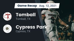 Recap: Tomball  vs. Cypress Park   2021