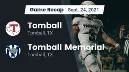 Recap: Tomball  vs. Tomball Memorial  2021