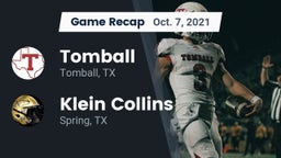 Recap: Tomball  vs. Klein Collins  2021