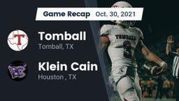 Recap: Tomball  vs. Klein Cain  2021