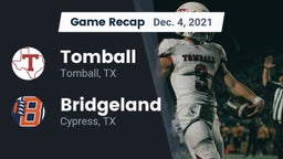 Recap: Tomball  vs. Bridgeland  2021