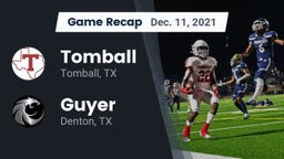 Recap: Tomball  vs. Guyer  2021