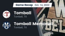 Recap: Tomball  vs. Tomball Memorial  2022