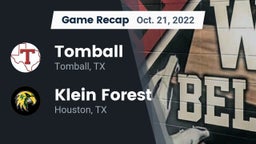 Recap: Tomball  vs. Klein Forest  2022