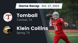 Recap: Tomball  vs. Klein Collins  2023