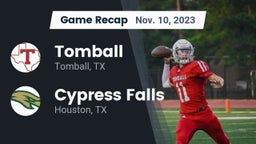 Recap: Tomball  vs. Cypress Falls  2023