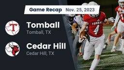 Recap: Tomball  vs. Cedar Hill  2023