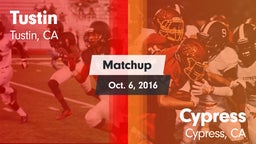 Matchup: Tustin  vs. Cypress  2016