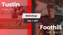 Matchup: Tustin  vs. Foothill  2017