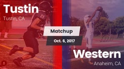 Matchup: Tustin  vs. Western  2017
