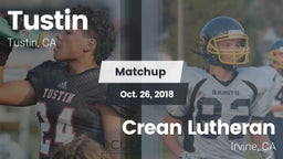 Matchup: Tustin  vs. Crean Lutheran  2018