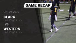 Recap: Clark  vs. Western  2015