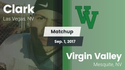 Matchup: Clark  vs. ****** Valley  2017