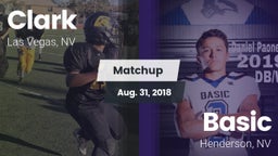 Matchup: Clark  vs. Basic  2018