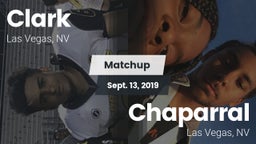 Matchup: Clark  vs. Chaparral  2019