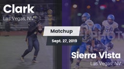 Matchup: Clark  vs. Sierra Vista  2019