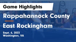 Rappahannock County  vs East Rockingham  Game Highlights - Sept. 6, 2022