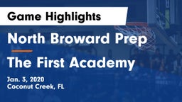 North Broward Prep  vs The First Academy Game Highlights - Jan. 3, 2020