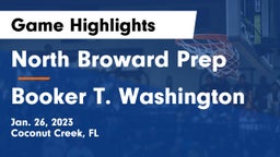 North Broward Prep  vs Booker T. Washington Game Highlights - Jan. 26, 2023