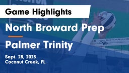 North Broward Prep  vs Palmer Trinity  Game Highlights - Sept. 28, 2023