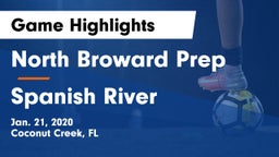 North Broward Prep  vs Spanish River Game Highlights - Jan. 21, 2020