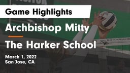 Archbishop Mitty  vs The Harker School Game Highlights - March 1, 2022
