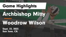 Archbishop Mitty  vs Woodrow Wilson  Game Highlights - Sept. 22, 2023